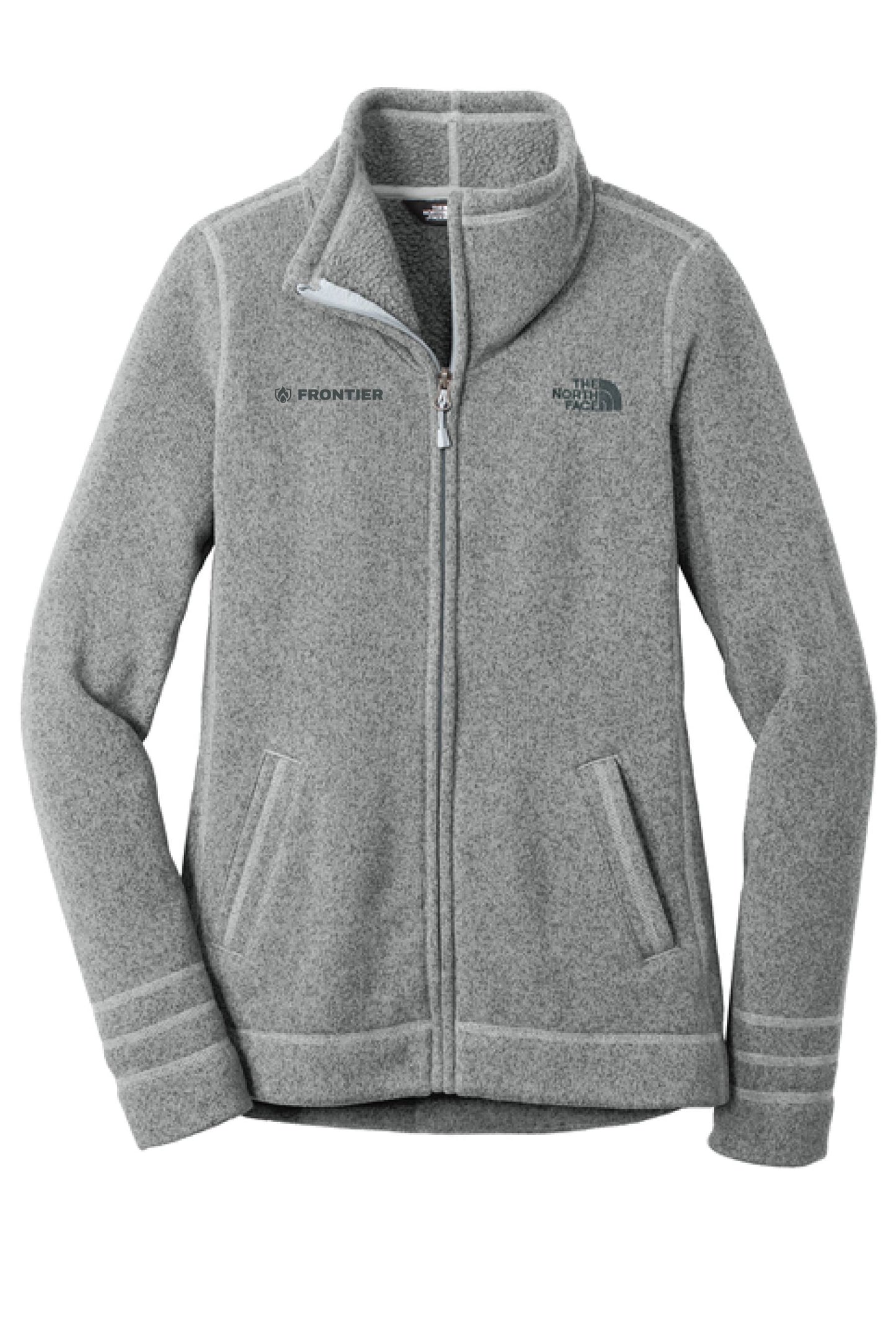 Frontier Restoration Women's The North Face® Sweater Fleece Jacket - Single-Color Logo