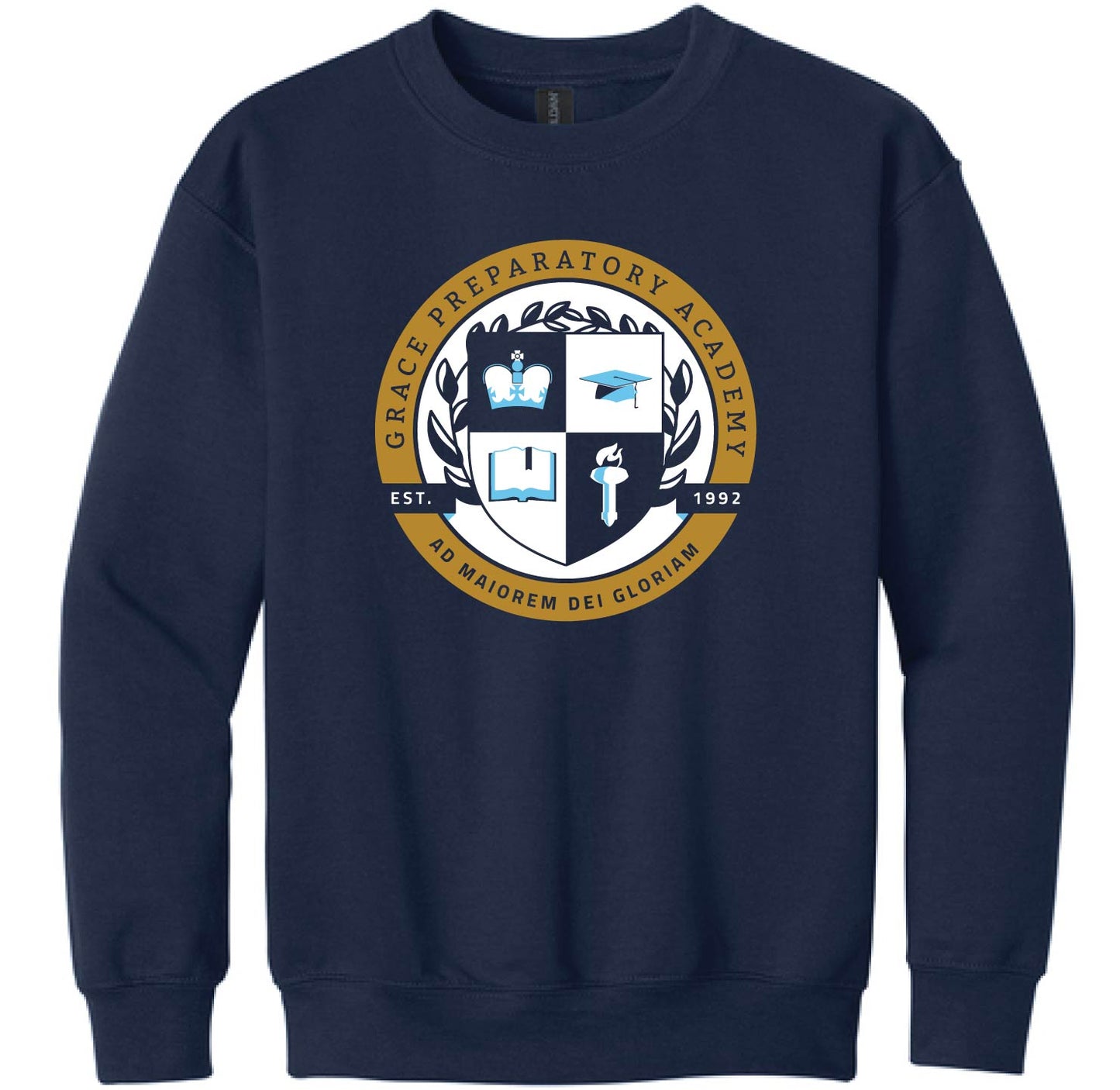 008E-GPAFALL26 YOUTH CREWNECK SWEATSHIRT - SEAL LOGO