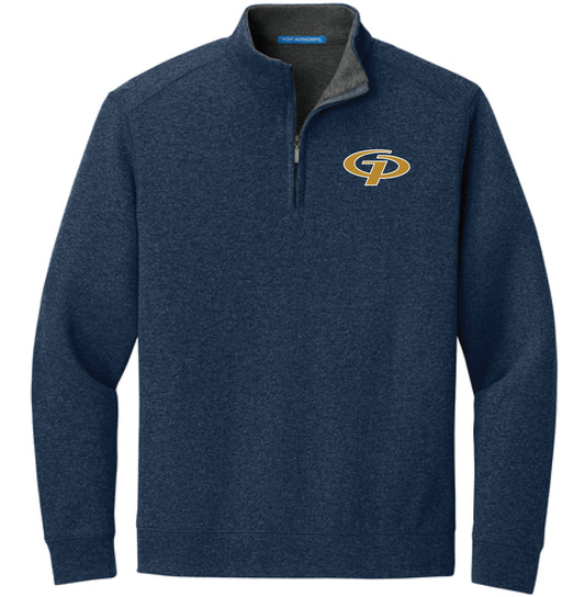 010A-GPAFALL26 EMBROIDERED INTERLOCK 1/4-ZIP