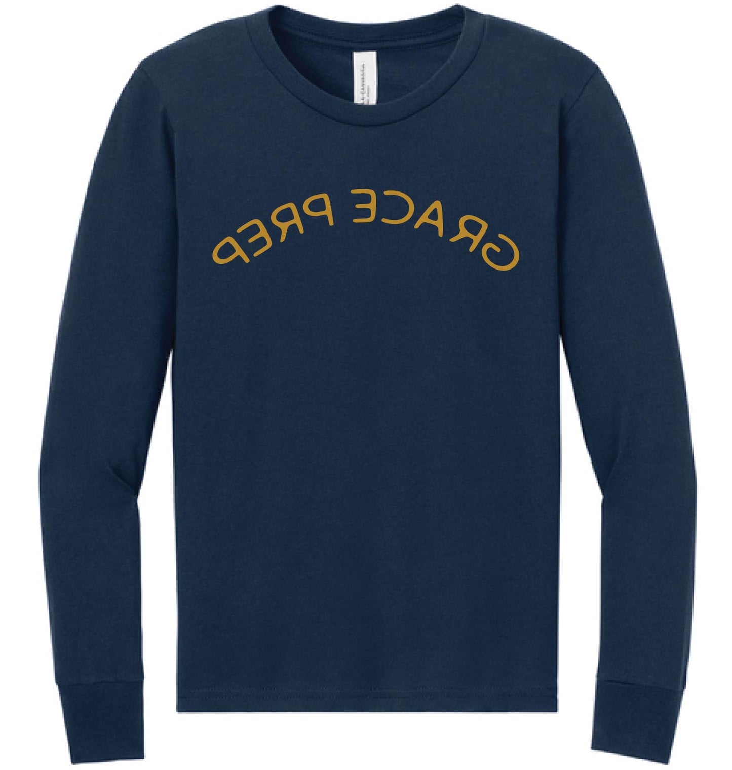 022C-GPAFALL26 YOUTH LONG SLEEVE T-SHIRT - BACKWARDS LOGO