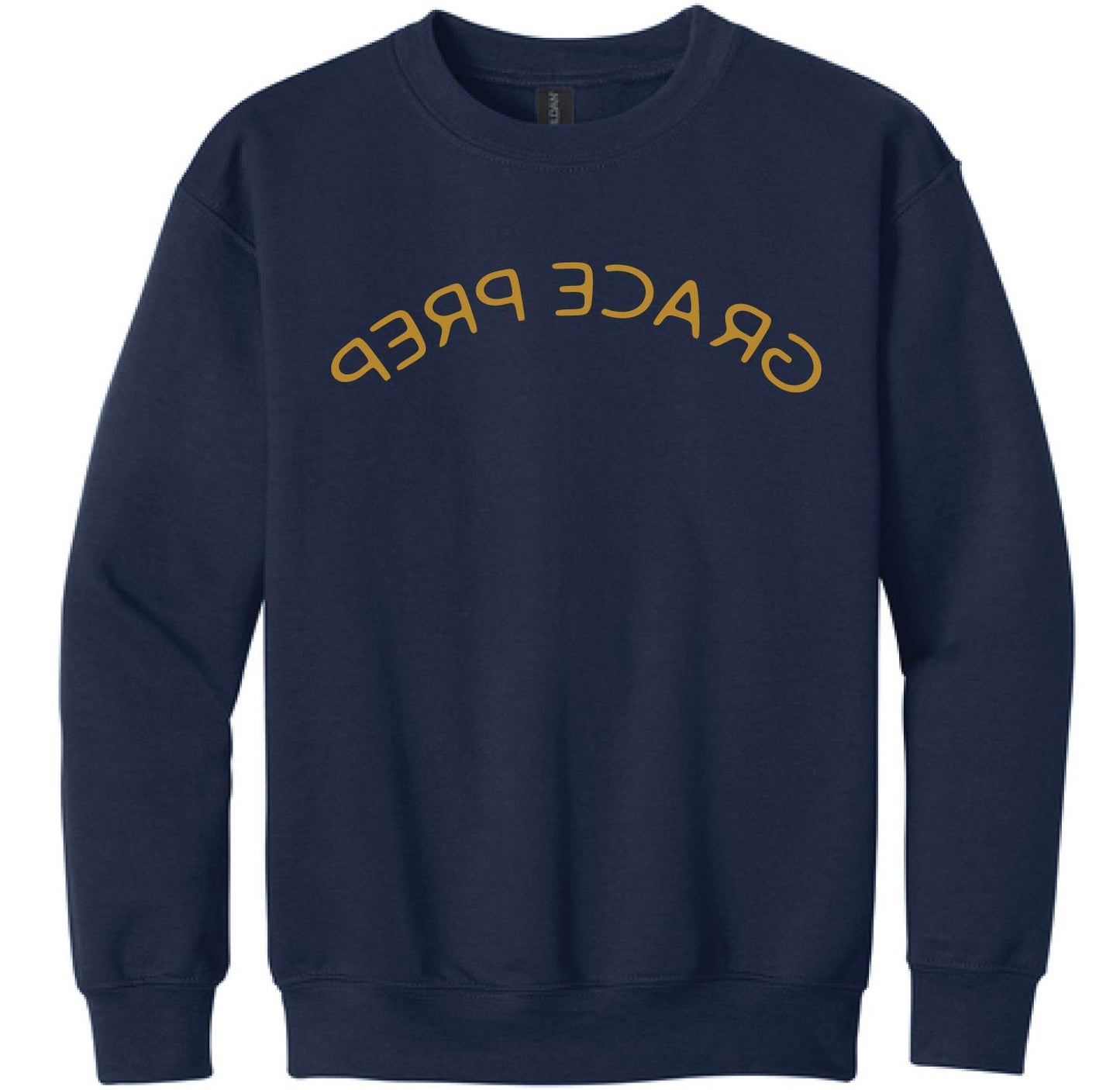 022E-GPAFALL26 YOUTH CREWNECK SWEATSHIRT - BACKWARDS LOGO