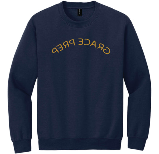 022F-GPAFALL26 ADULT CREWNECK SWEATSHIRT - BACKWARDS LOGO