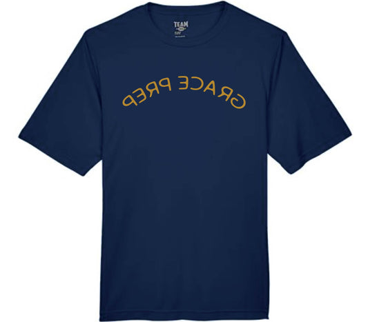 022J-GPAFALL26 ADULT DRIFIT T-SHIRT - BACKWARDS LOGO