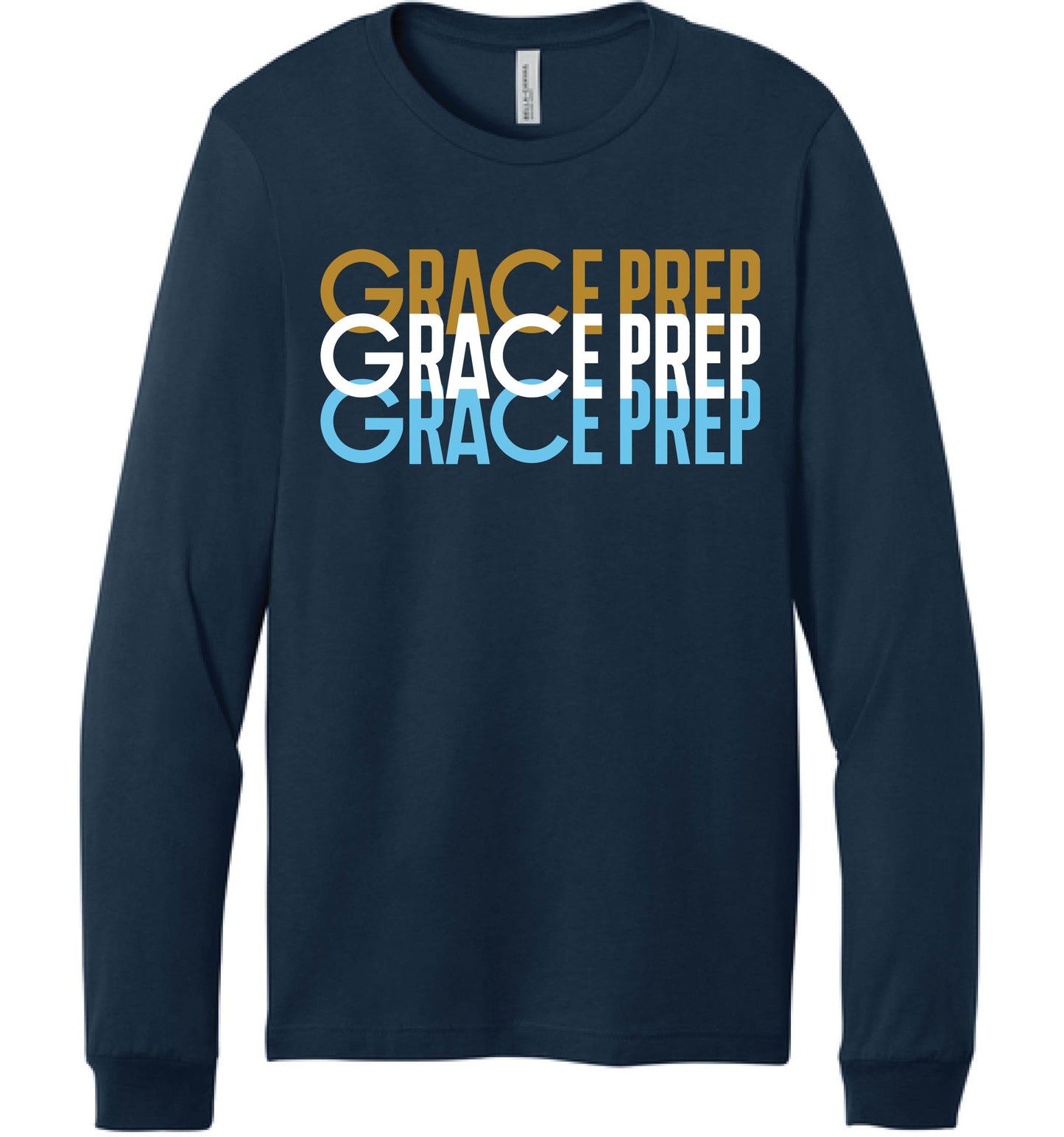 023D-GPAFALL26 ADULT LONG SLEEVE T-SHIRT - STACKED LOGO