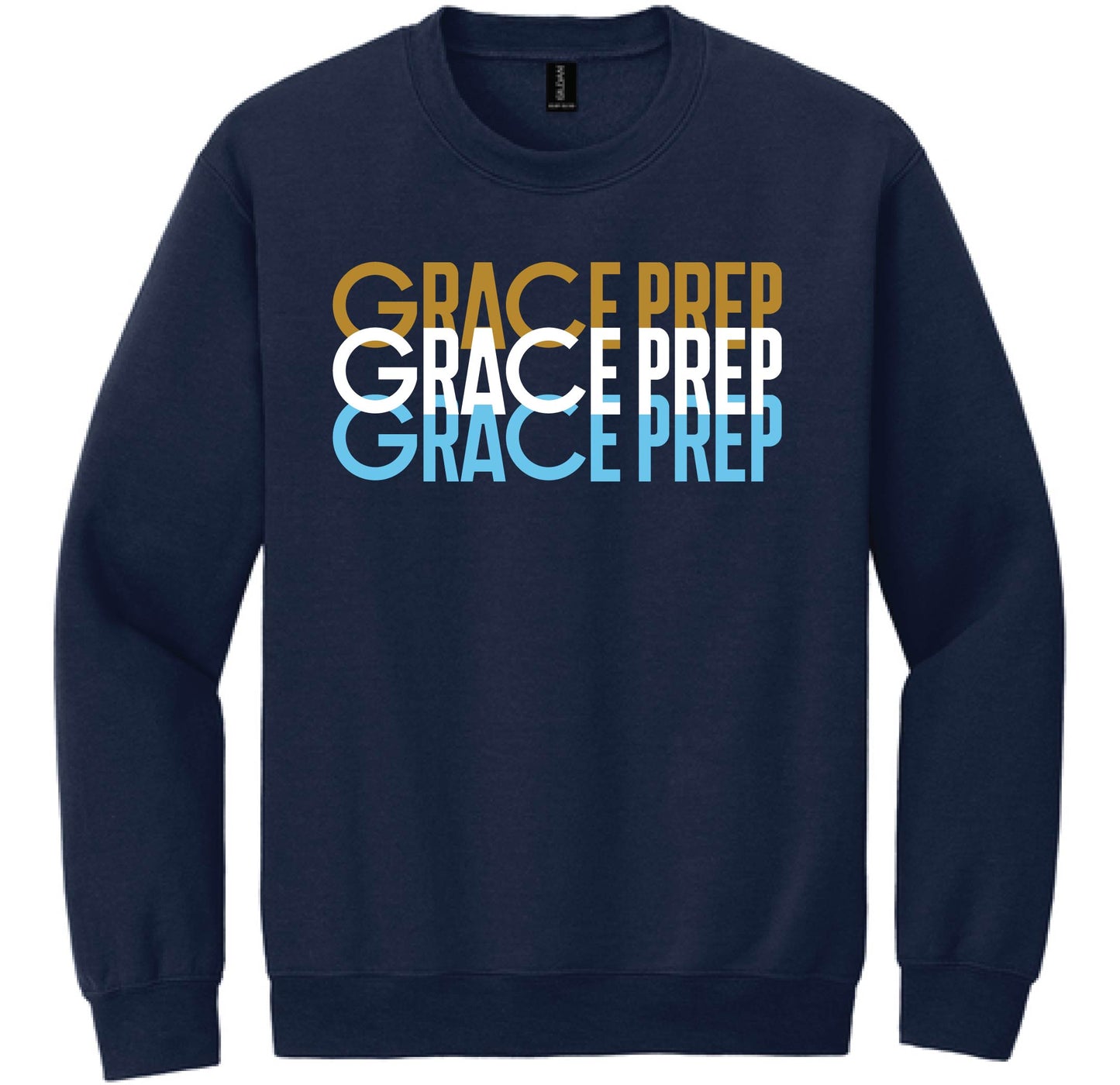 023F-GPAFALL26 ADULT CREWNECK SWEATSHIRT - STACKED LOGO