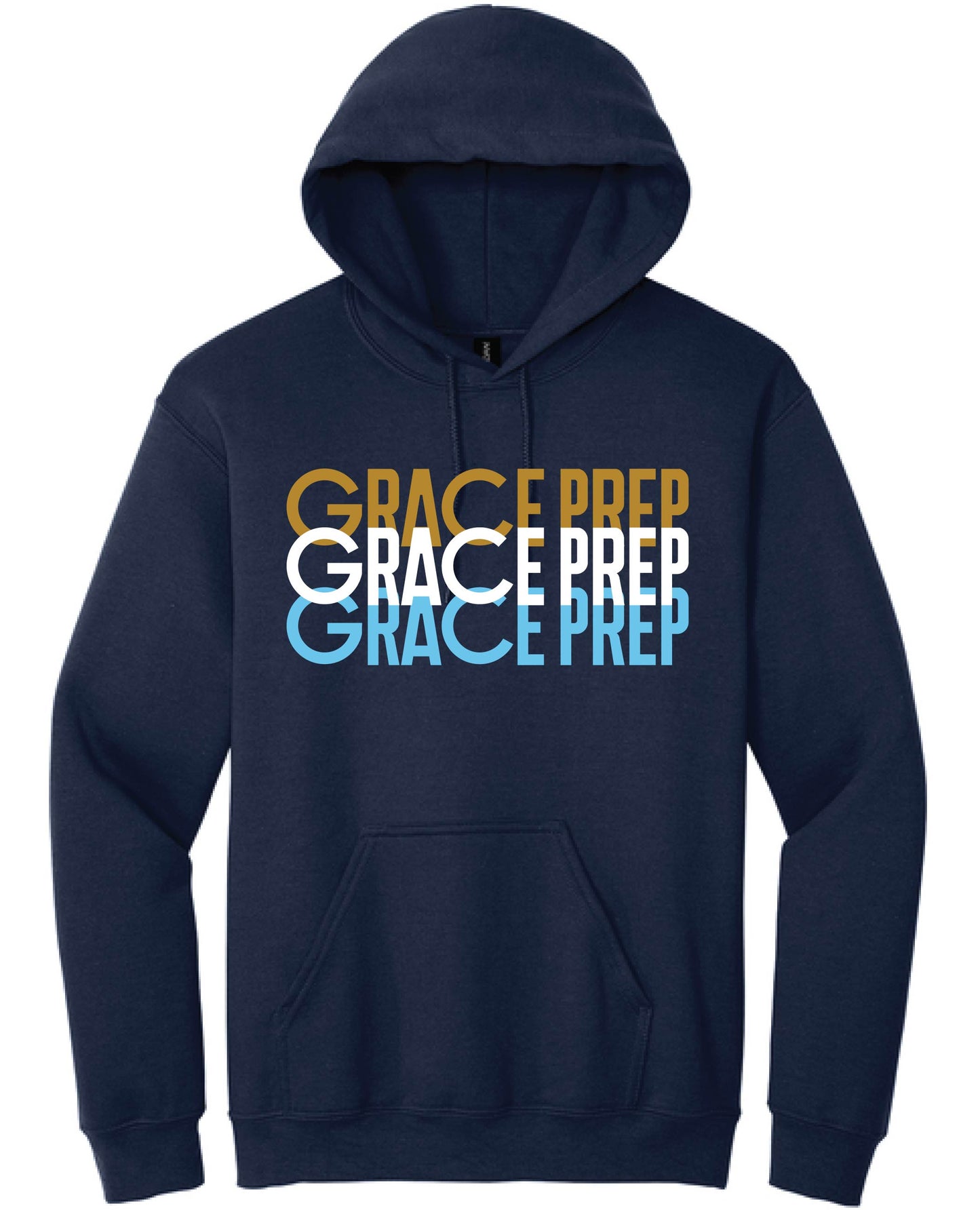 023H-GPAFALL26 ADULT PULLOVER HOODIE - STACKED LOGO