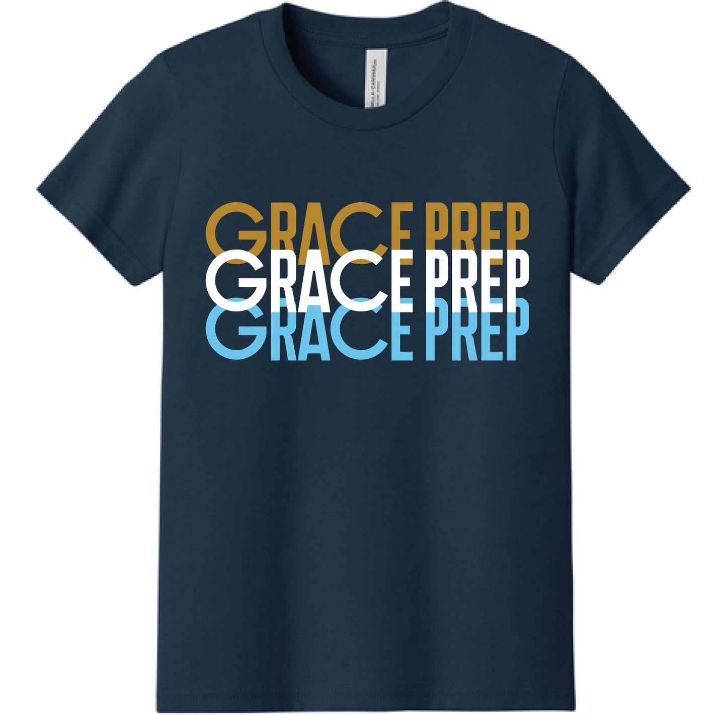 023A-GPAFALL26 YOUTH SHORT SLEEVE T-SHIRT - STACKED LOGO