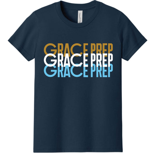 023A-GPAFALL26 YOUTH SHORT SLEEVE T-SHIRT - STACKED LOGO