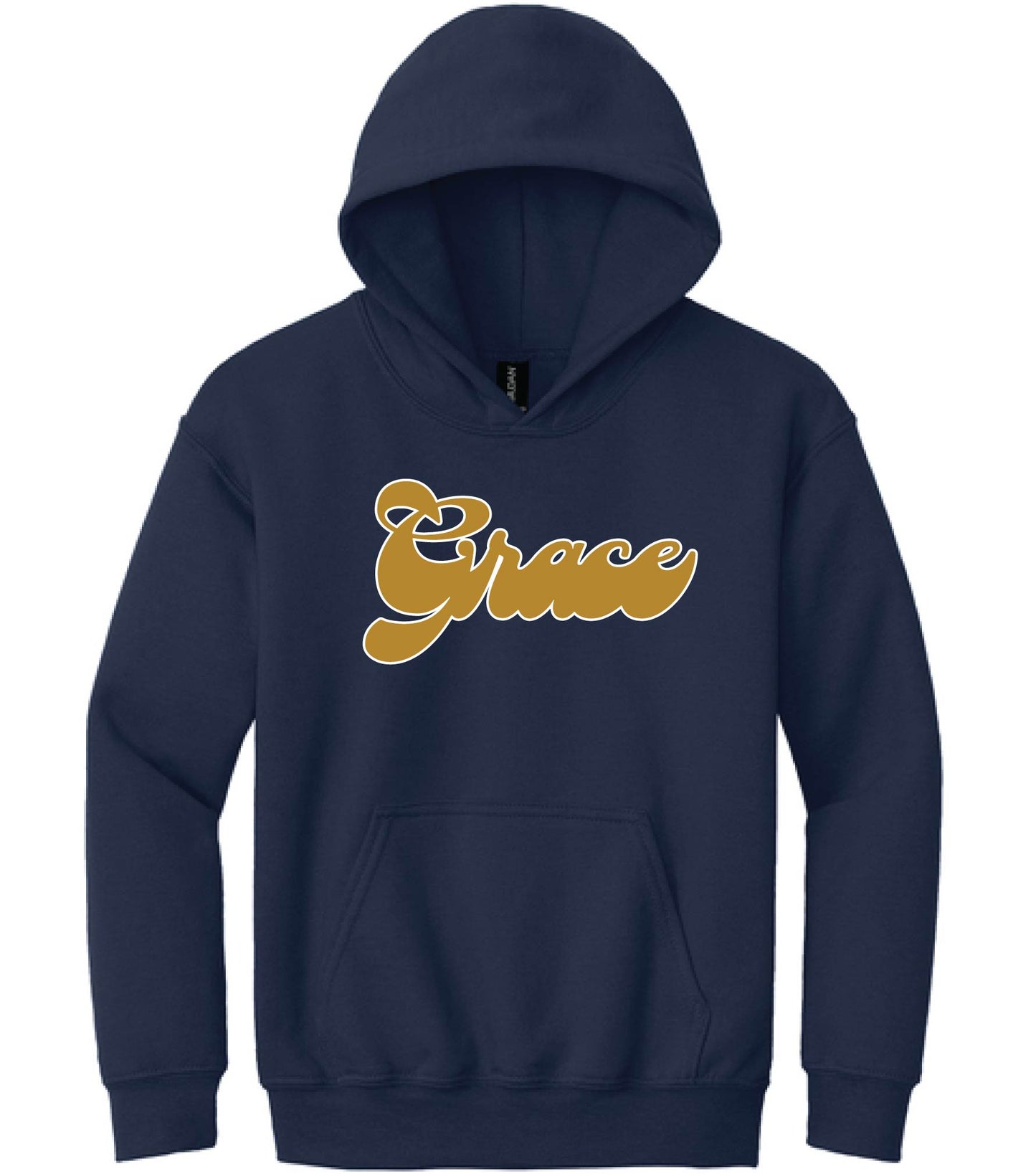 025G-GPAFALL26 YOUTH PULLOVER HOODIE - THICK SCRIPT