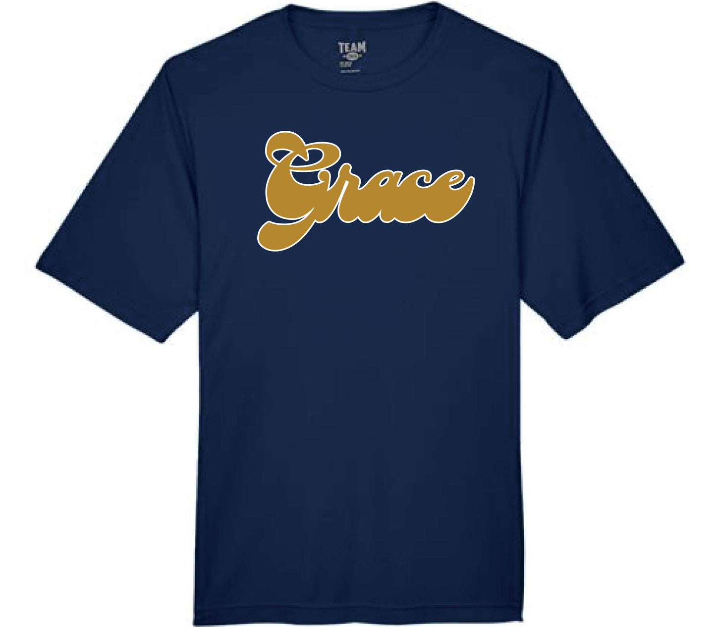 025J-GPAFALL26 ADULT DRIFIT T-SHIRT - THICK SCRIPT