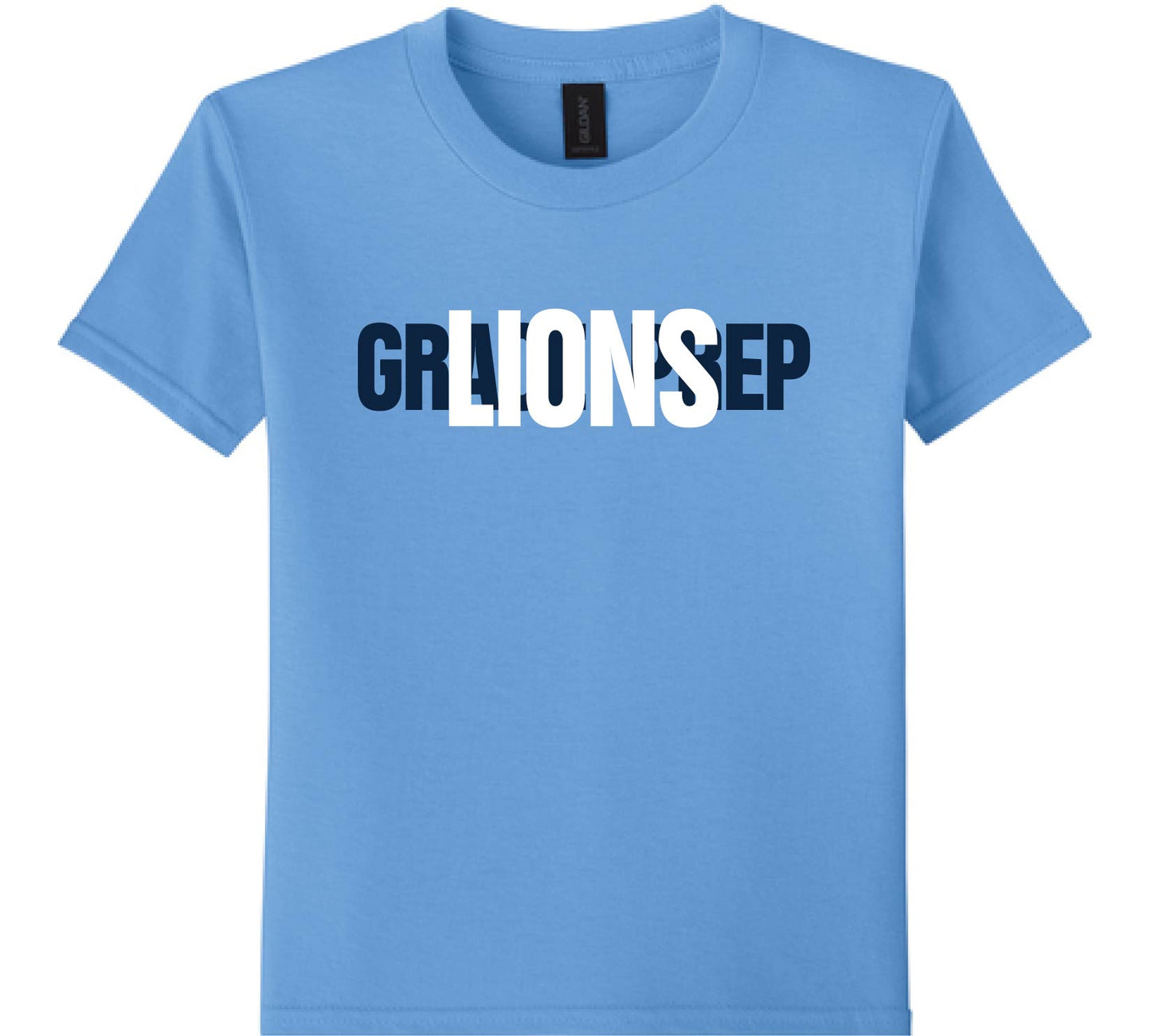 027G-GPAFALL26 YOUTH SHORT SLEEVE T-SHIRT - LAYERED LIONS