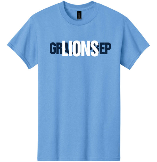 027H-GPAFALL26 ADULT SHORT SLEEVE T-SHIRT - LAYERED LIONS