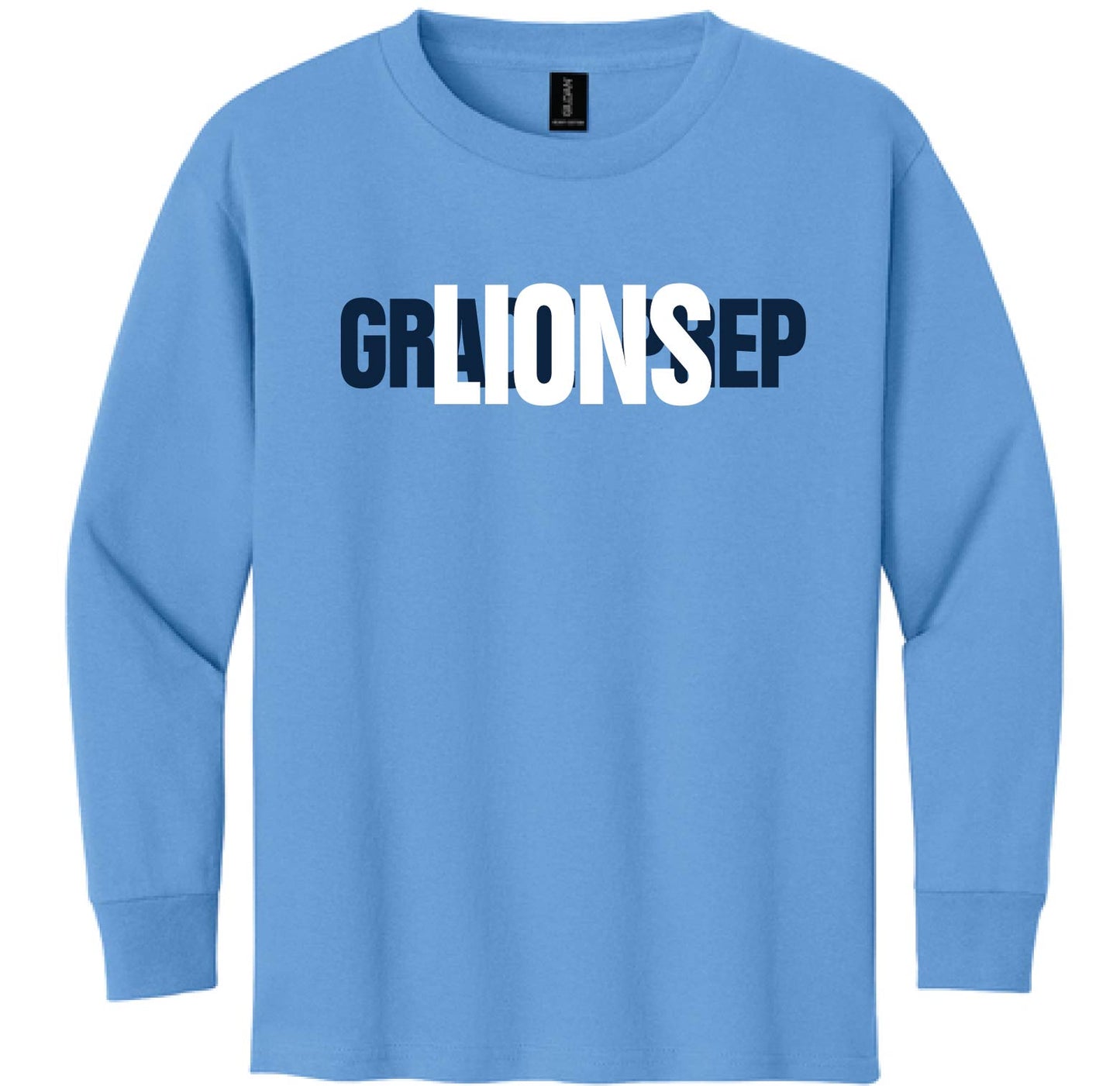 027I-GPAFALL26 YOUTH LONG SLEEVE T-SHIRT -LAYERED LIONS