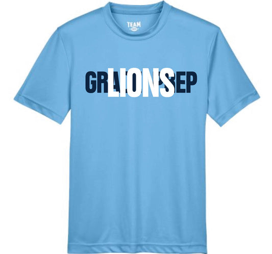 027K-GPAFALL26 YOUTH DRIFIT T-SHIRT - LAYERED LIONS