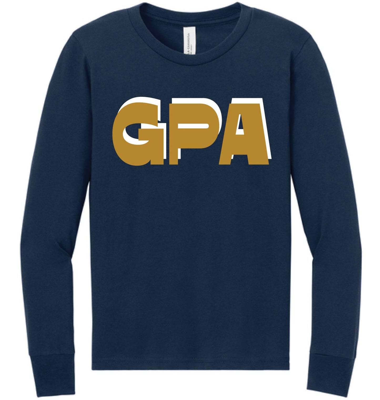 028C-GPAFALL26 YOUTH LONG SLEEVE T-SHIRT - SHADOW GPA
