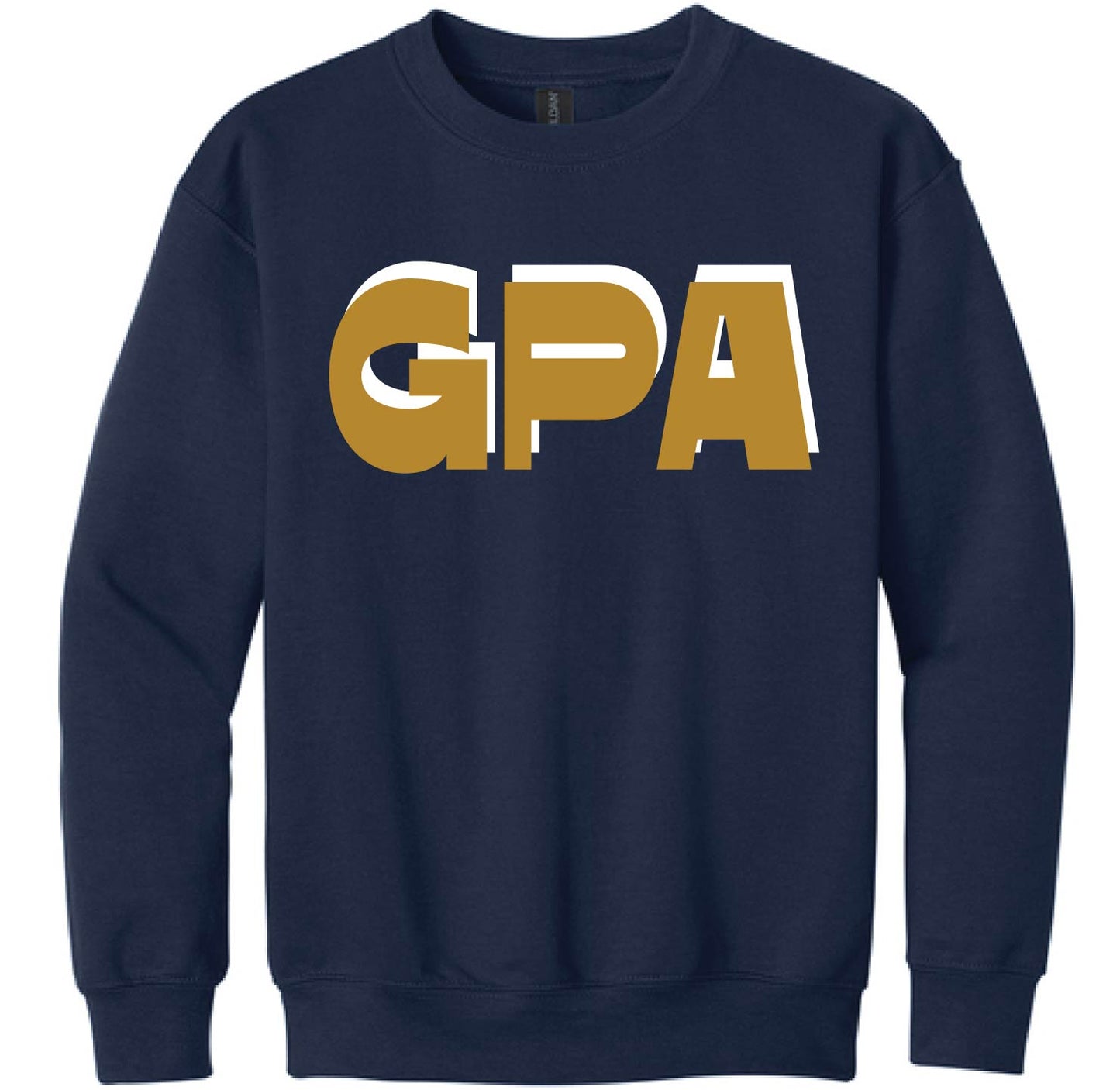 028E-GPAFALL26 YOUTH CREWNECK SWEATSHIRT - SHADOW GPA
