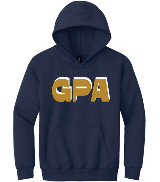 028G-GPAFALL26 YOUTH PULLOVER HOODIE - SHADOW GPA