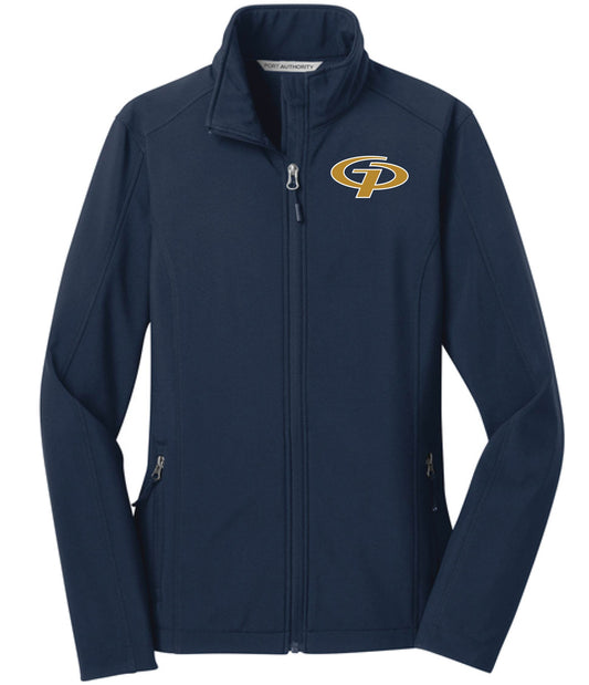 030B-GPAFALL26 EMBROIDERED WOMEN'S SOFT SHELL JACKET