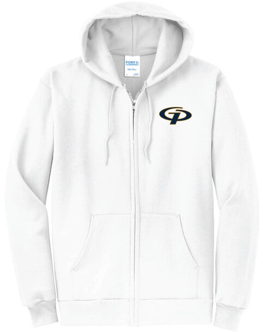 031B-GPAFALL26 EMBROIDERED ADULT ZIP HOODIE