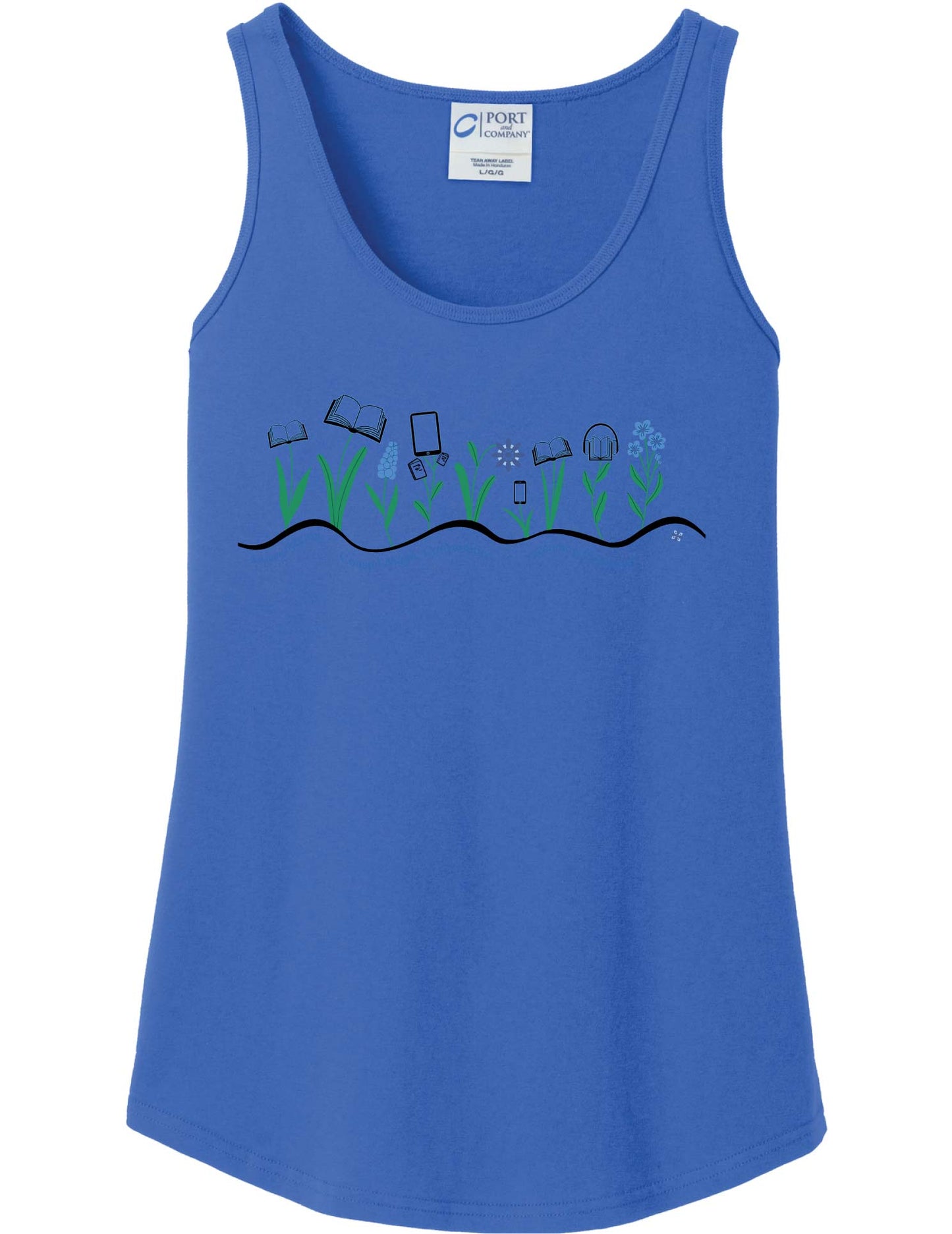 Coastal Magic 2026 Books and Flowers Tank Top