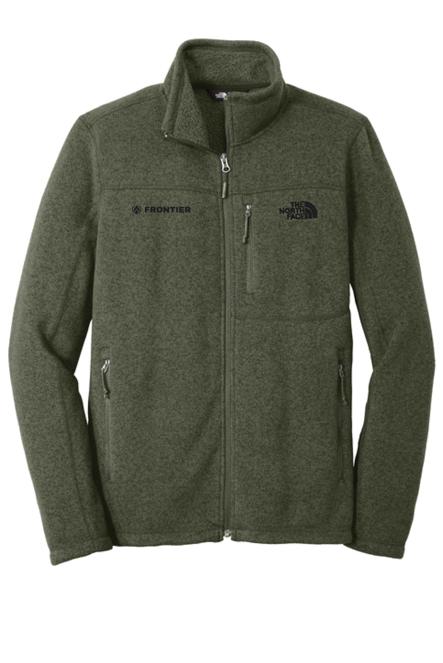 Frontier Restoration The North Face® Sweater Fleece Jacket - Single-Color Logo