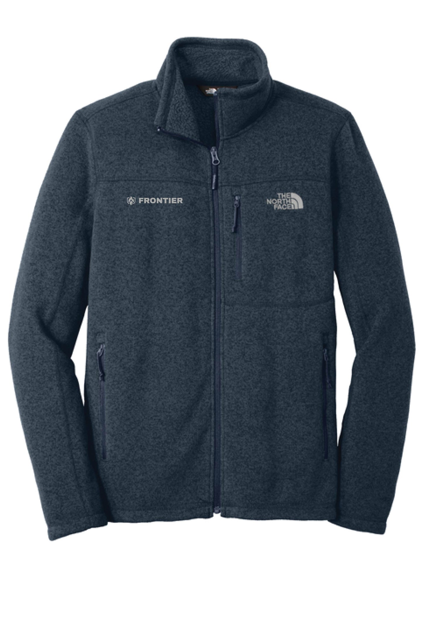 Frontier Restoration The North Face® Sweater Fleece Jacket - Single-Color Logo