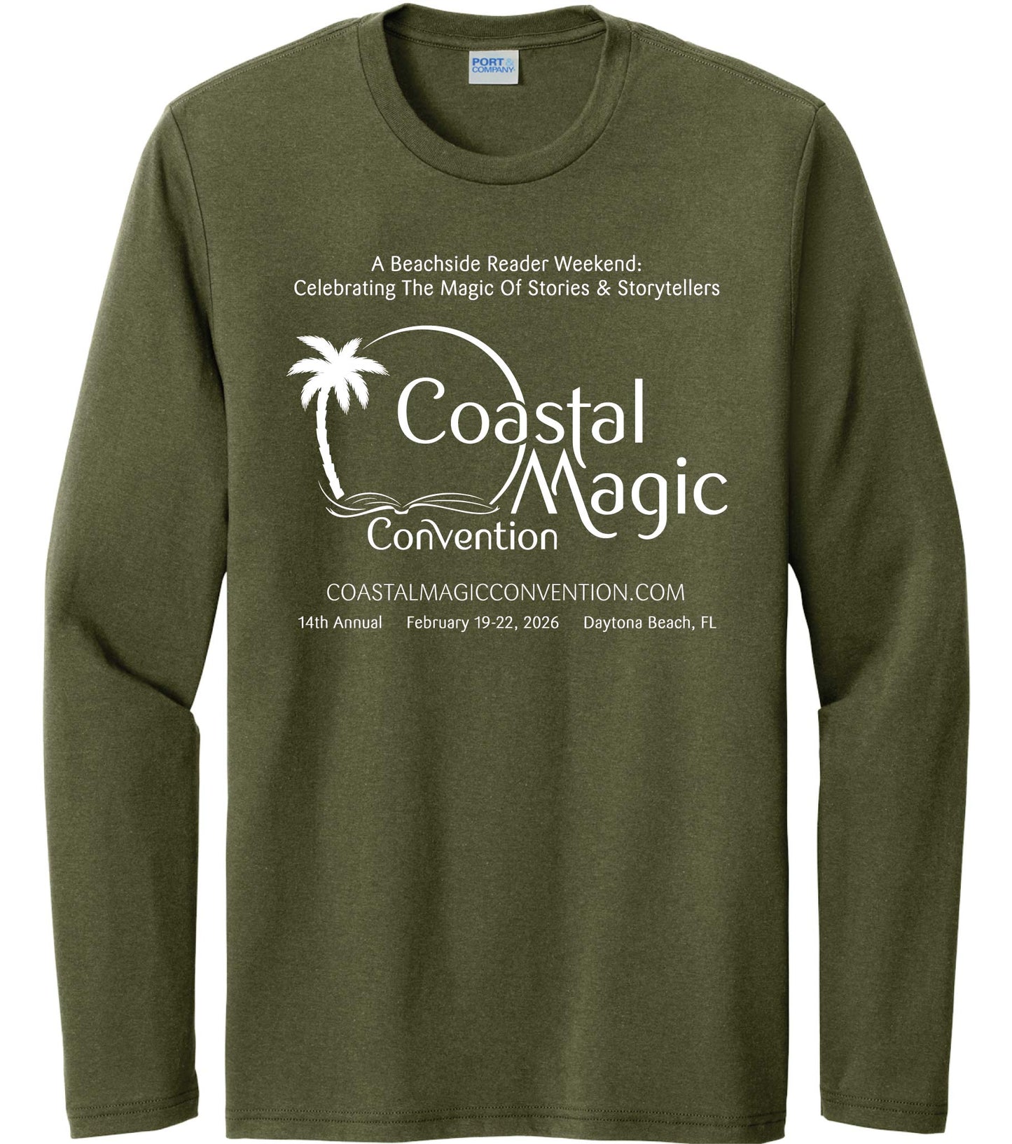 Coastal Magic 2026 Long Sleeve T Shirt - Single Color Version