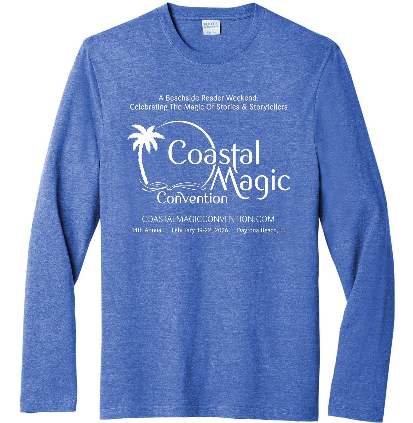 Coastal Magic 2026 Long Sleeve T Shirt - Single Color Version