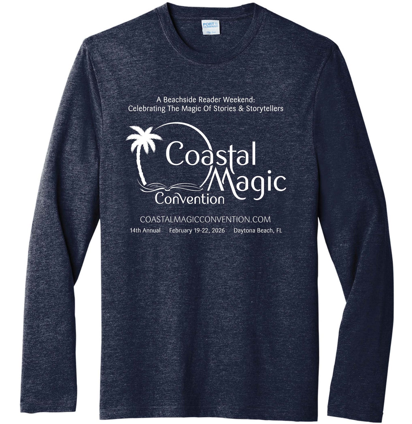 Coastal Magic 2026 Long Sleeve T Shirt - Single Color Version
