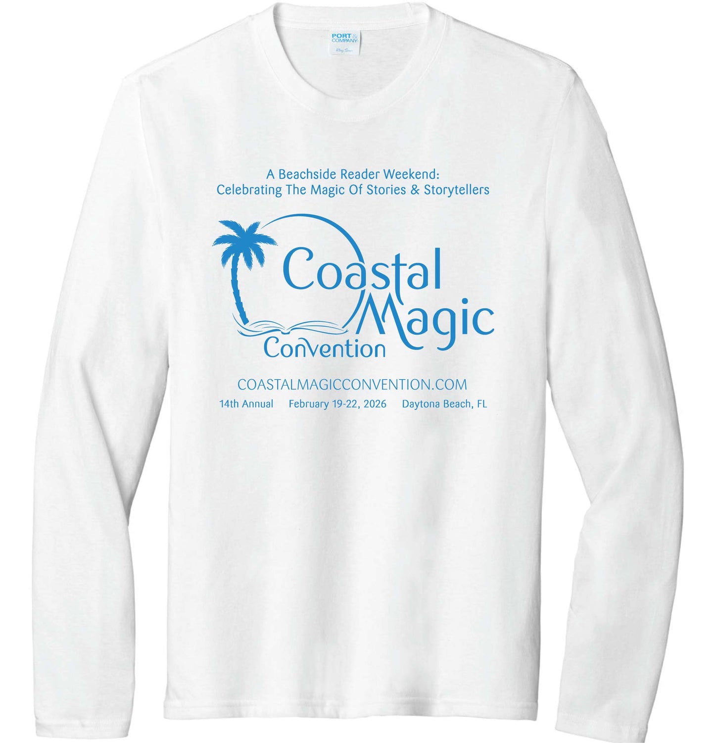 Coastal Magic 2026 Long Sleeve T Shirt - Single Color Version