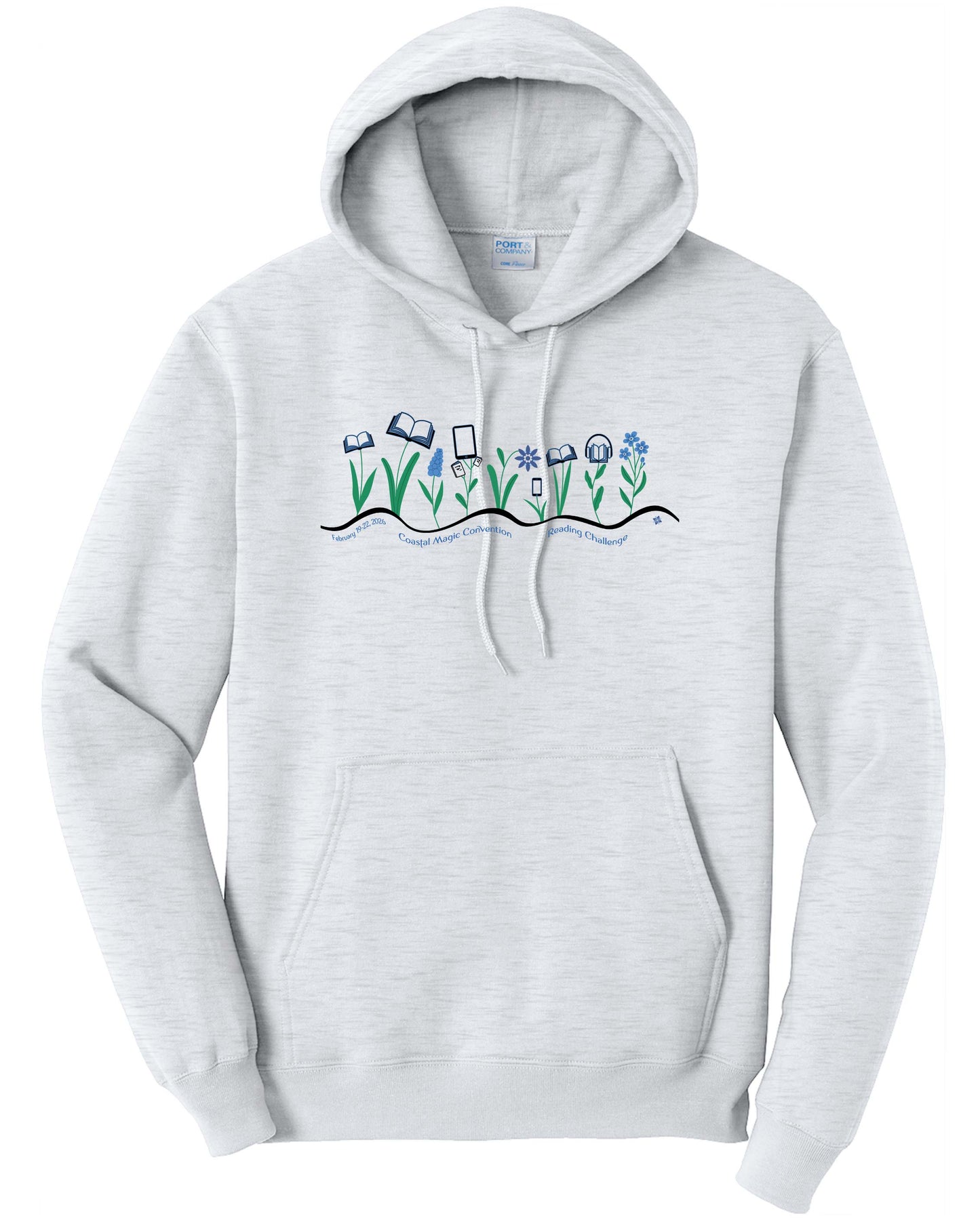 Coastal Magic 2026 Books and Flowers Hoodie