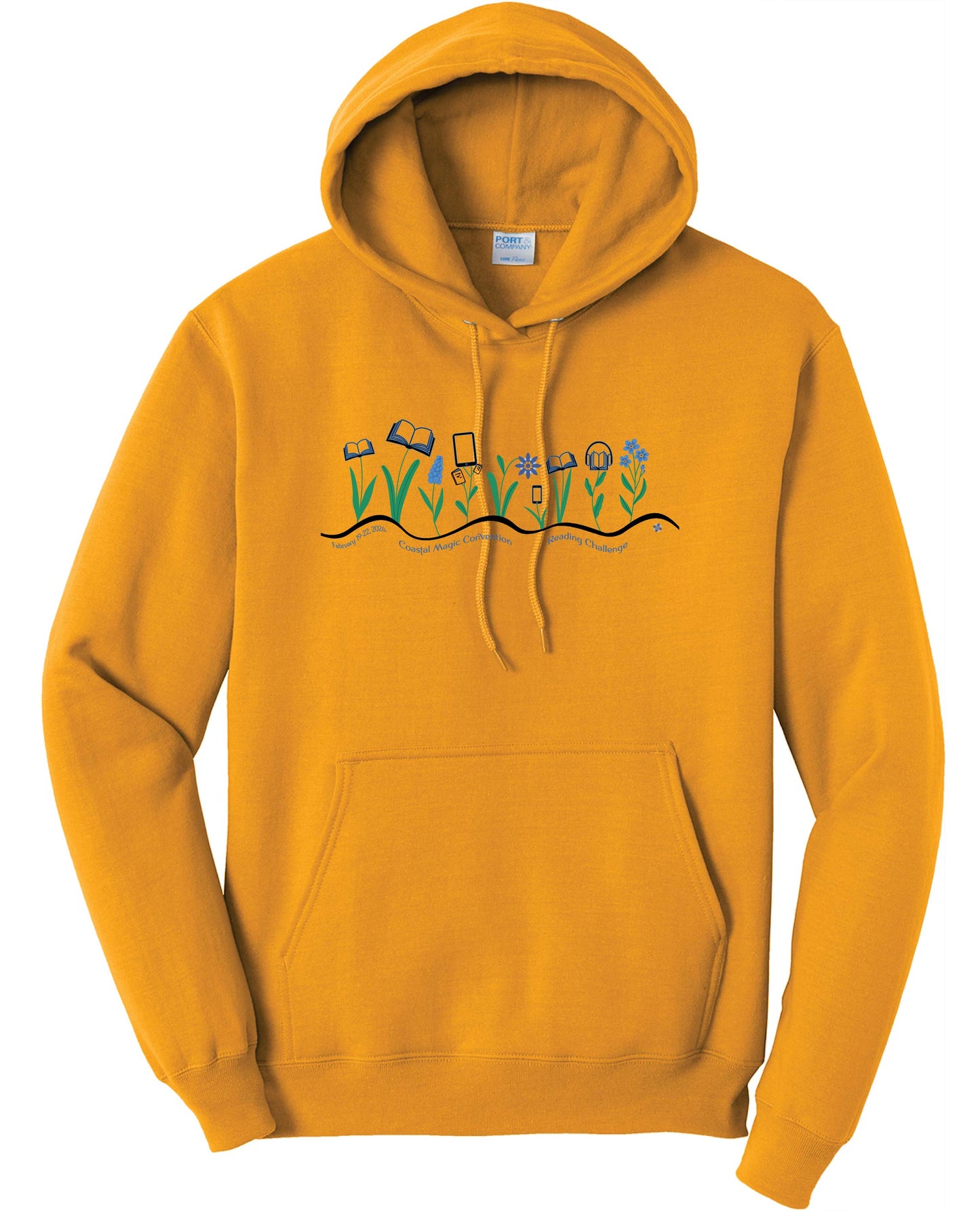 Coastal Magic 2026 Books and Flowers Hoodie