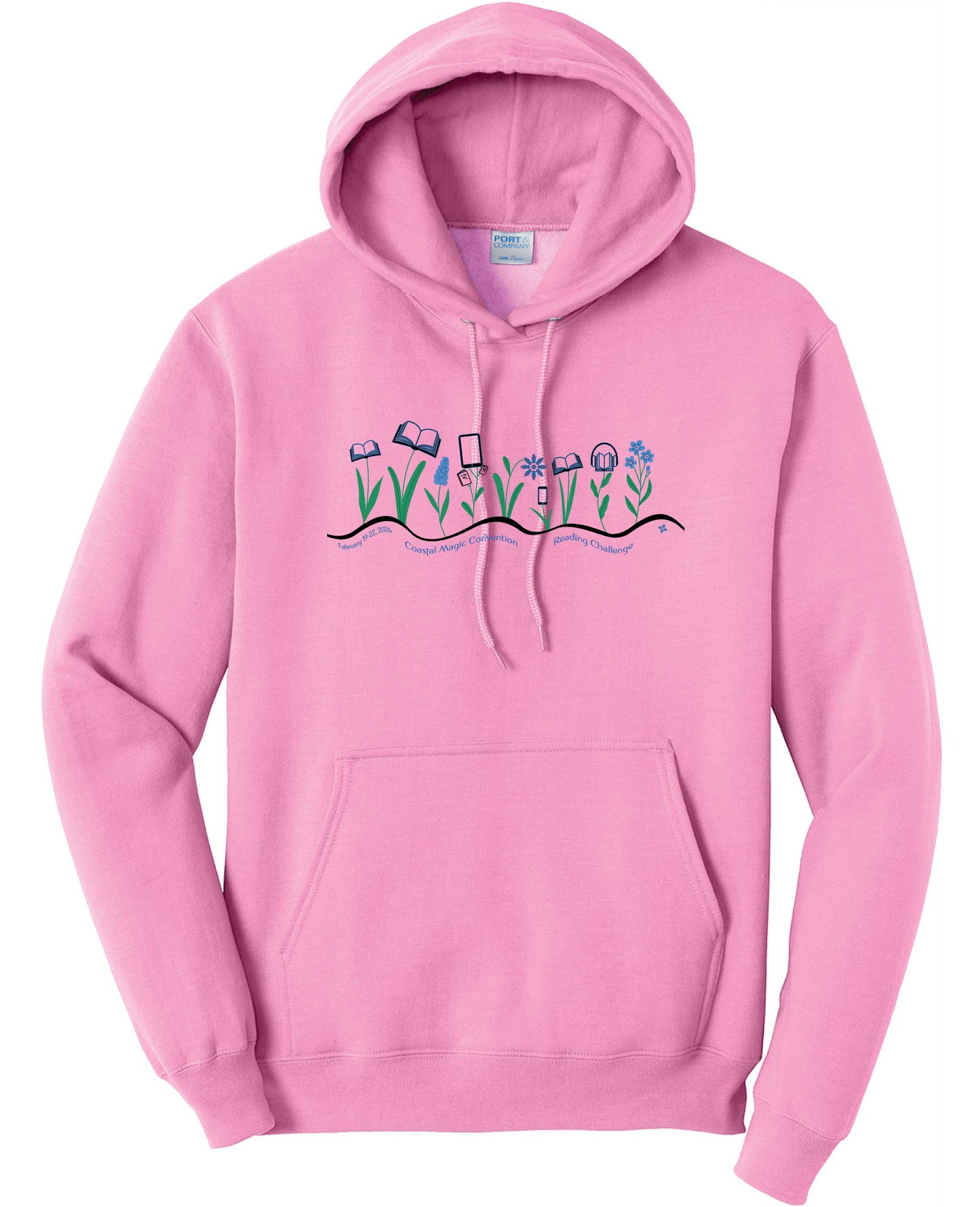 Coastal Magic 2026 Books and Flowers Hoodie