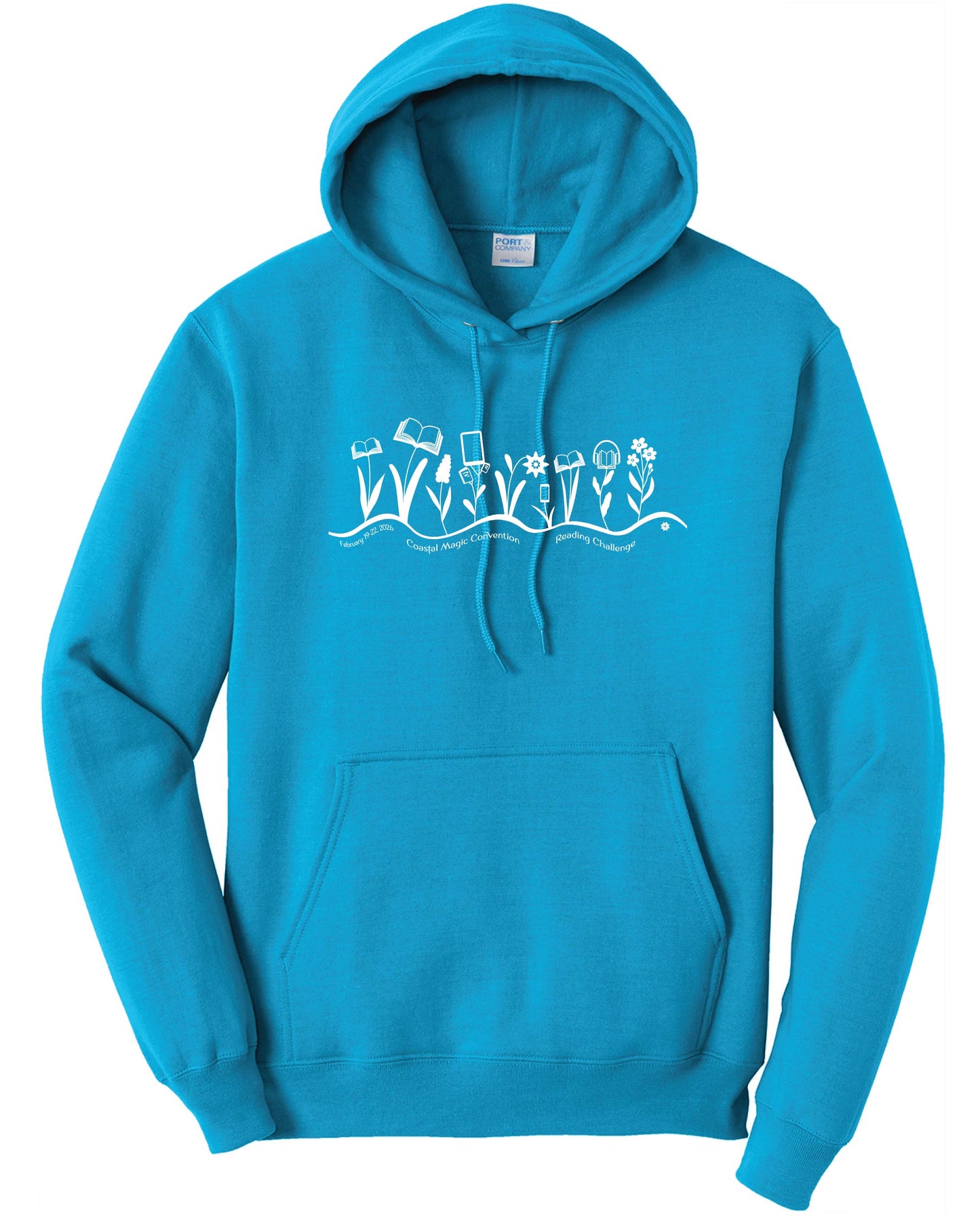 Coastal Magic 2026 Books and Flowers Hoodie