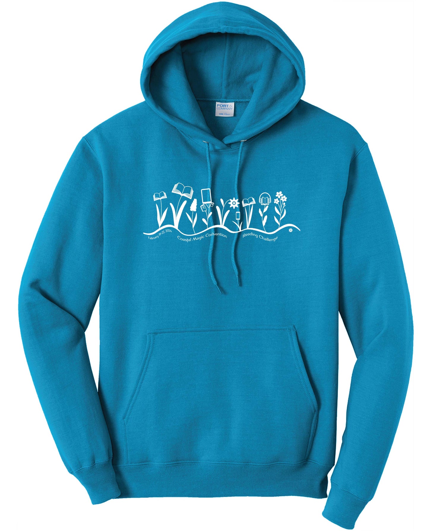 Coastal Magic 2026 Books and Flowers Hoodie