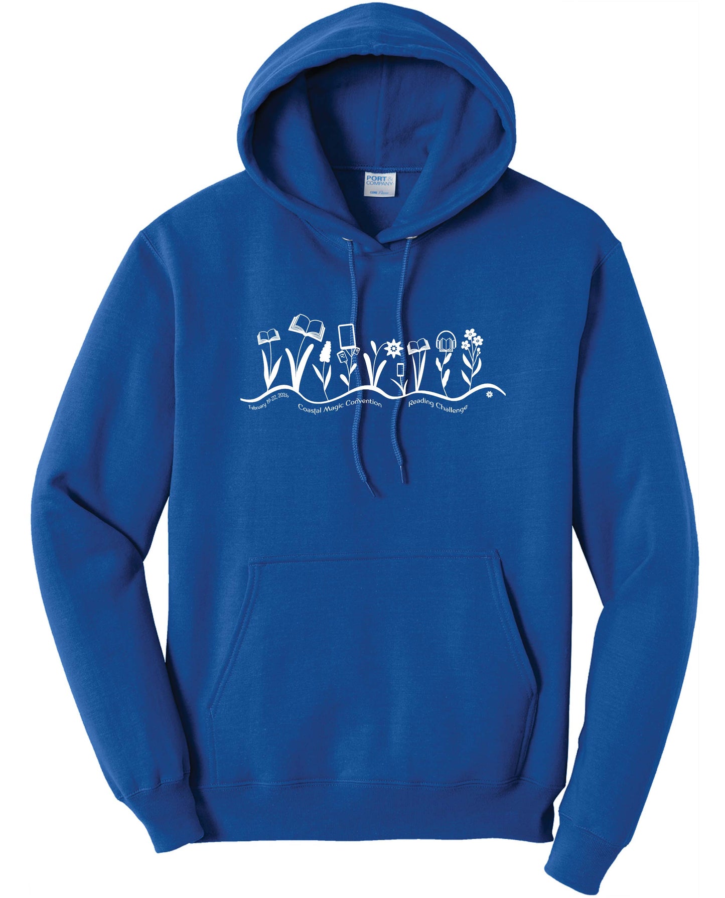 Coastal Magic 2026 Books and Flowers Hoodie
